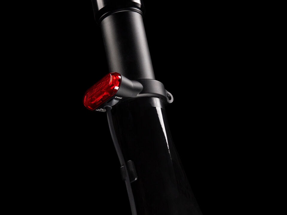 Push button on the rear light