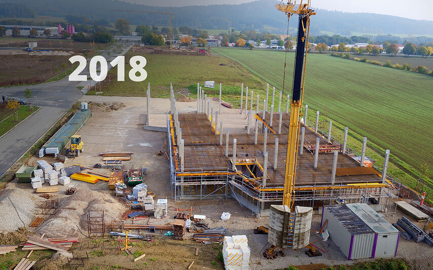 Bauphase Werk 3 (2018)